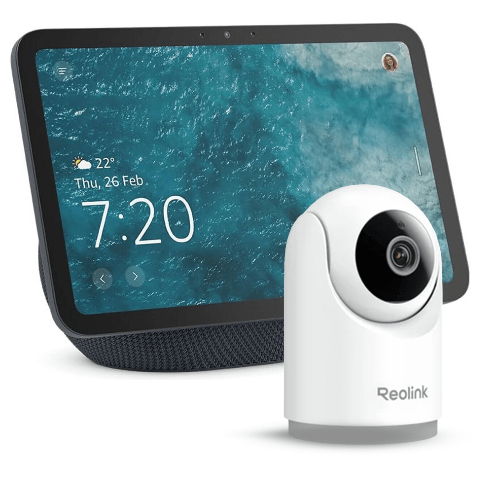 Kit Amazon Echo Show 8 4.ª Generación + Cámara Wi-Fi Reolink E321 3MP - Techpro Store Perú